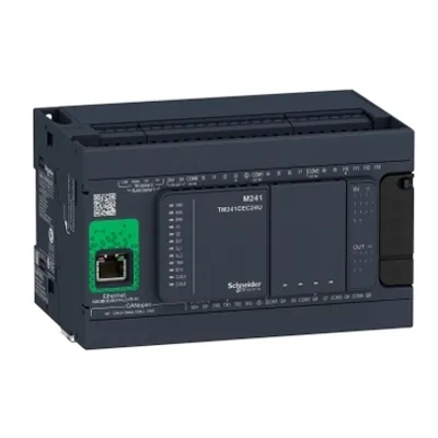 logic controller, Modicon M241, 24 IO, relay, Ethernet CAN master