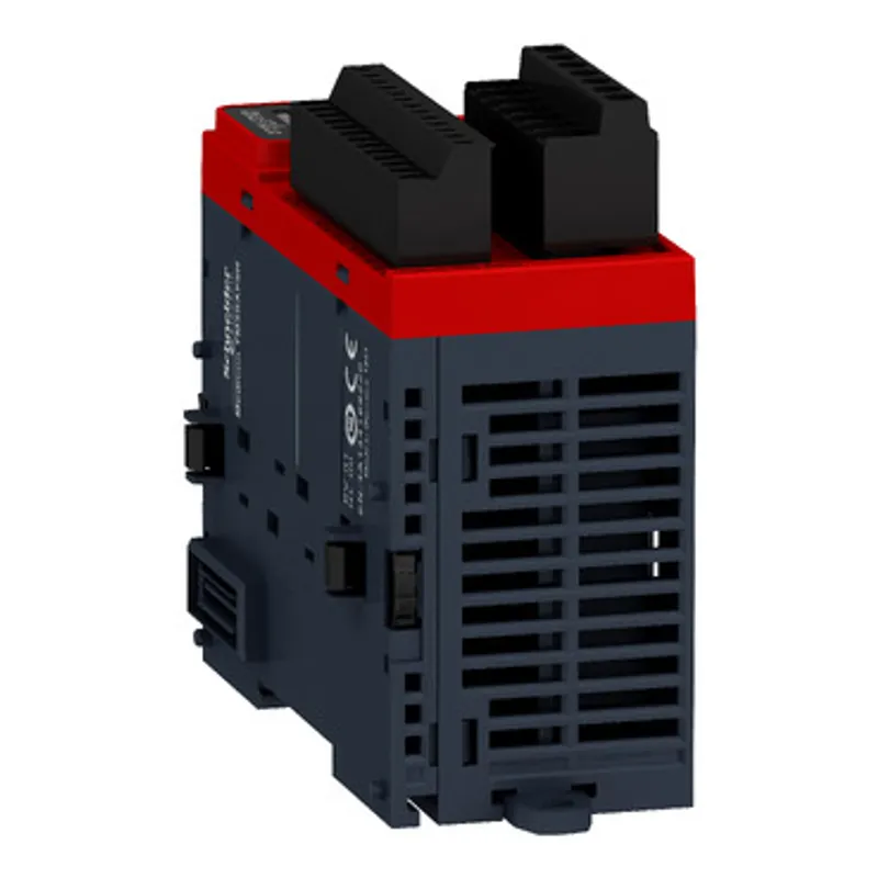 safety module, Modicon TM3, 1 function, Cat 4 PL e, SIL CL3, screw, 24V DC — photo 4 of 6