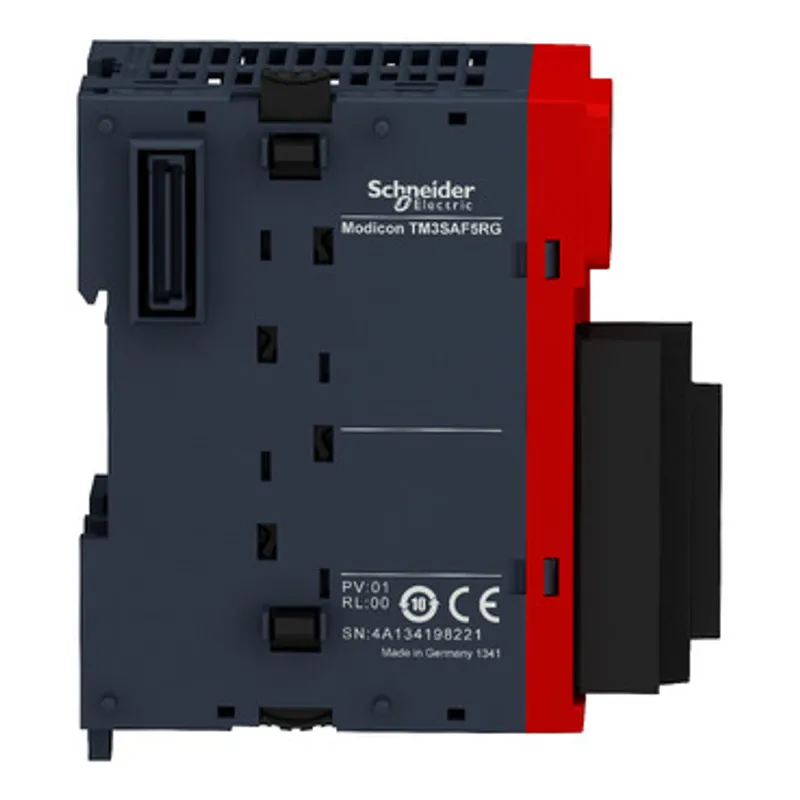 safety module, Modicon TM3, 2 function, Cat 3 PL d, SIL CL2, screw, 24V DC — photo 3 of 6