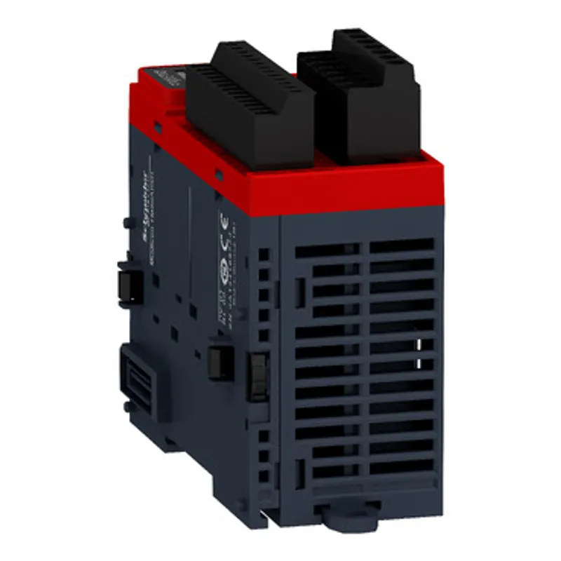 safety module, Modicon TM3, 3 function, Cat 4 PL e, SIL CL3, screw, 24V DC — photo 3 of 6
