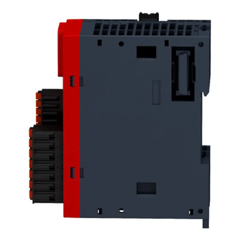 safety module, Modicon TM3, 3 function, Cat 4 PL e, SIL CL3, spring, 24V DC — photo 2 of 6