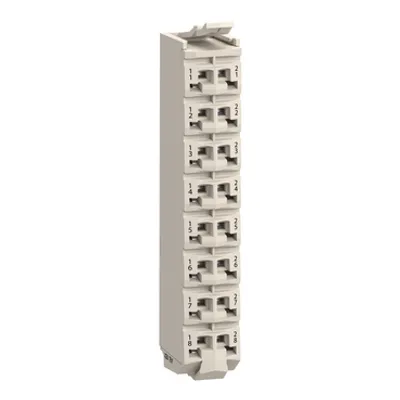 terminal block, Modicon TM5, 16 contacts, white, quantity 1
