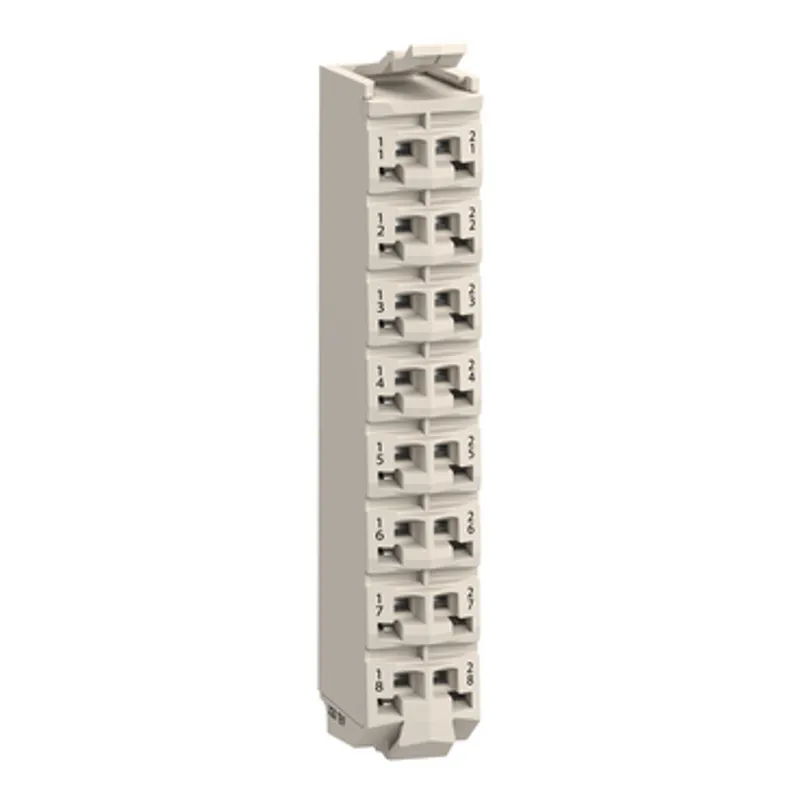 terminal block, Modicon TM5, 16 contacts, white, quantity 1