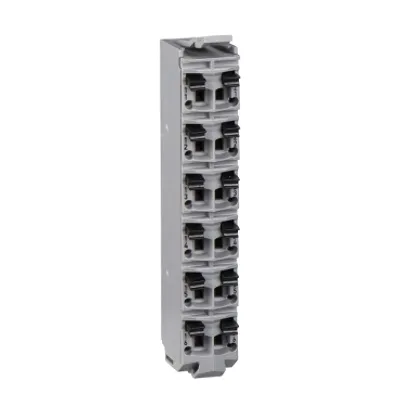 Modicon TM5, terminal block, 12 contacts, black, quantity 1