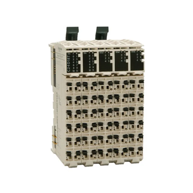 compact I/O expansion block, Modicon TM5, 42 IO, 24 DI, 18 DO, transistor