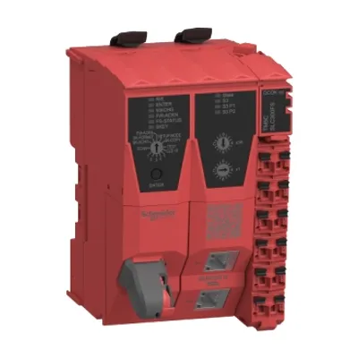 Controller system, Modicon TM5 Safety, Safe logic CPU, SERCOS III interface, 20 nodes