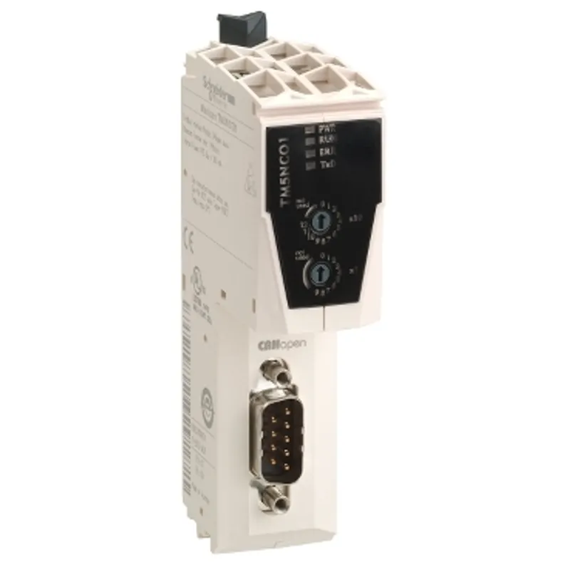 CANopen communication module, Modicon TM5, Composition of IO(TM5NCO1)+term block(TM5ACTB12PS)+base(TM5ACBN1)+power(TM5SPS3)