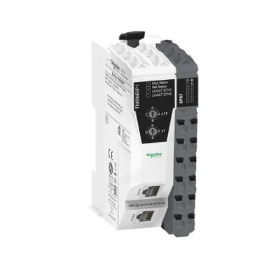 IO field bus kit, distributed, EtherNet/IP, TM5NEIP1 with bus base with power unit, IP20