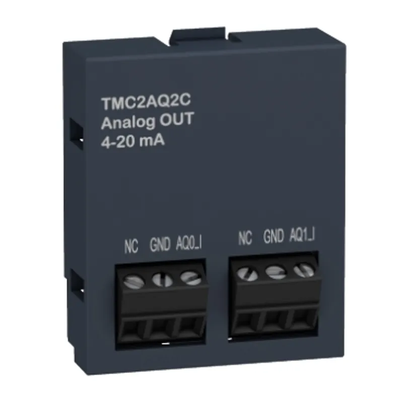 analogue output cartridge, Modicon M221, 2 analog current outputs, IO extension