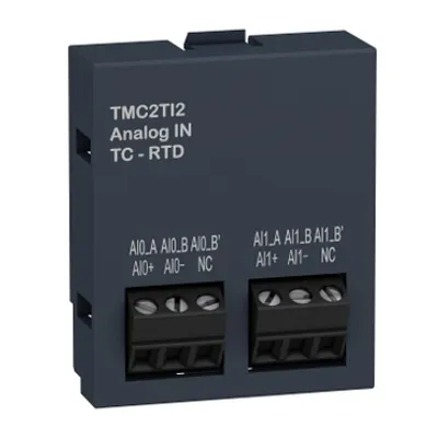 analogue input cartridge, Modicon M221, 2 temperature inputs, IO extension