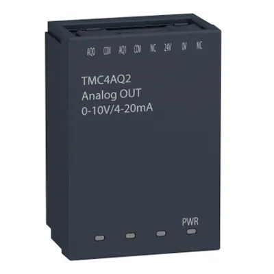 analogue output cartridge, Modicon M241, 2 analog outputs