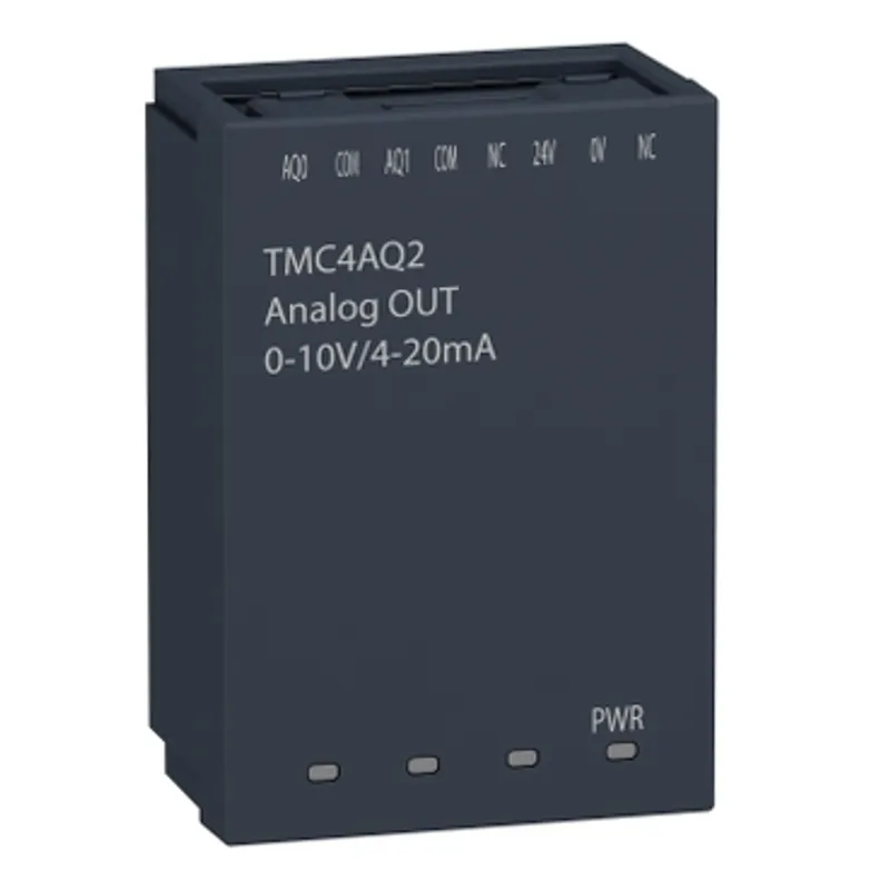 analogue output cartridge, Modicon M241, 2 analog outputs