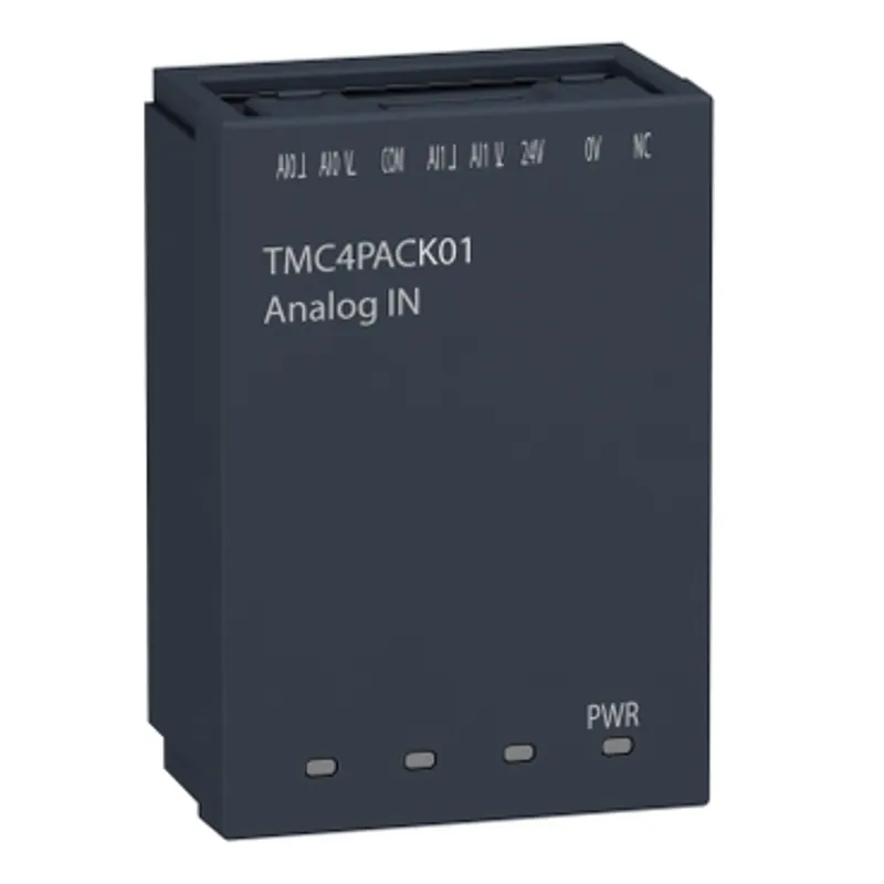 Analogue input cartridge, Modicon M241, packaging 2 analog inputs