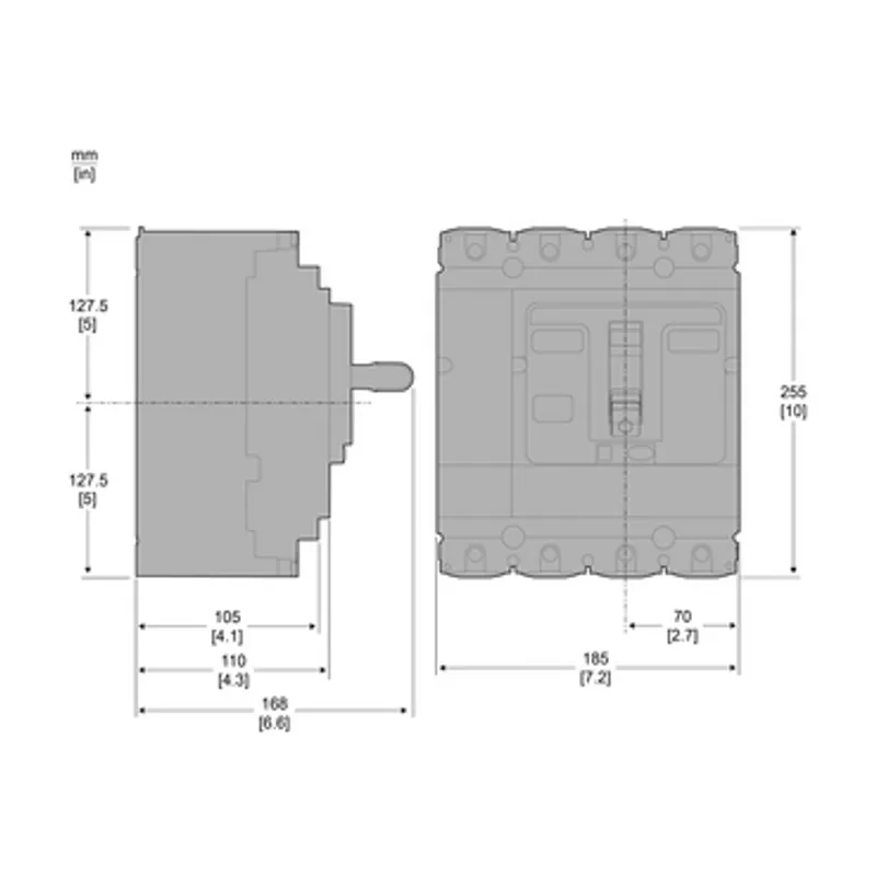 Switch body,TeSys Control,3 poles,80A — photo 2 of 2