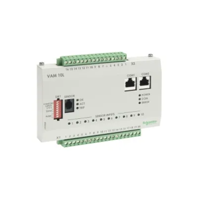 Arc flash current detection IO, VAM10L, 10 sensors, 1 trip contact, compatible with PowerLogic A5
