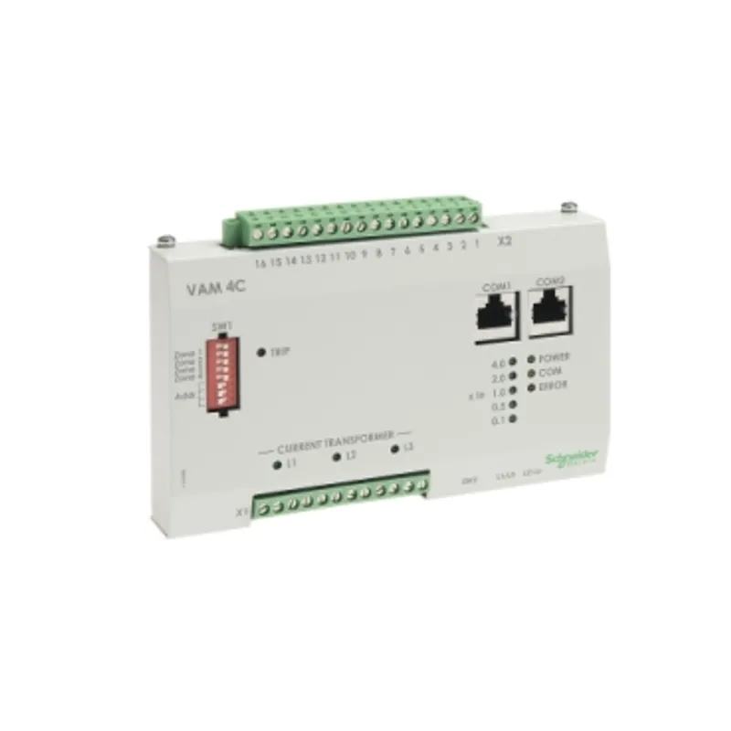 Arc flash current detection IO, VAM4C, I/O unit 3 phase current, 1 trip contact, compatible with PowerLogic A5