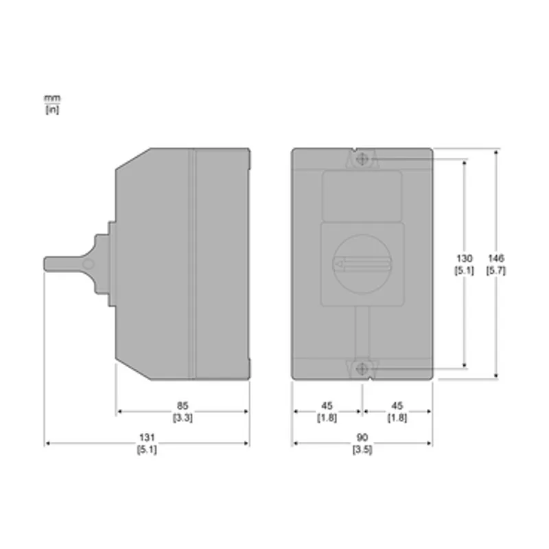 Enclosed switch disconnector,TeSys Control,for ON/OFF,10A,IP65 — photo 2 of 2