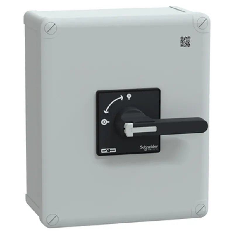 Enclosed switch disconnector,TeSys Control,for ON/OFF, 100A, 3P, IP65, long handle