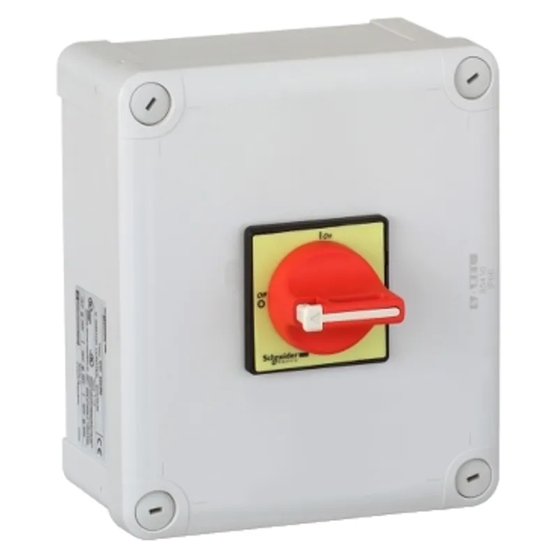 Enclosed switch disconnector,TeSys Control,for ON/emergency stop,63A,conforming UL/CSA standard
