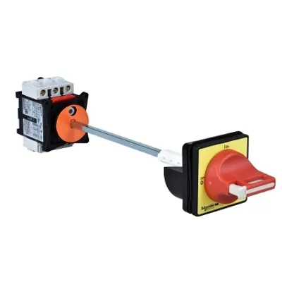 Switch-disconnectors,TeSys Control,for ON/emergency stop,25A,fixing by single hole Ø22.5mm,for mounting at back of an enclosure