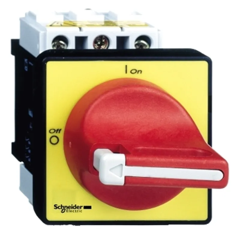 Switch disconnector,TeSys Control,for ON/emergency stop,32A,4 screws fixing,for mounting on door