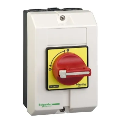 Enclosed switch disconnector,TeSys Control,for ON/emergency stop,32A,IP65