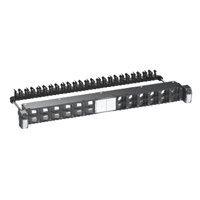 Actassi 19-C Patch Panel Flat Angled 19" 1U 24pt S-OneDPM FTP/STP Empty