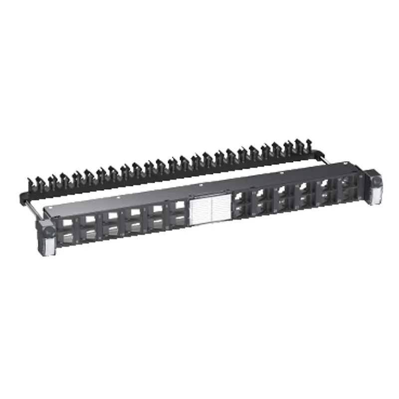 Actassi 19-C Patch Panel Flat Angled 19" 1U 24pt S-OneDPM FTP/STP Empty