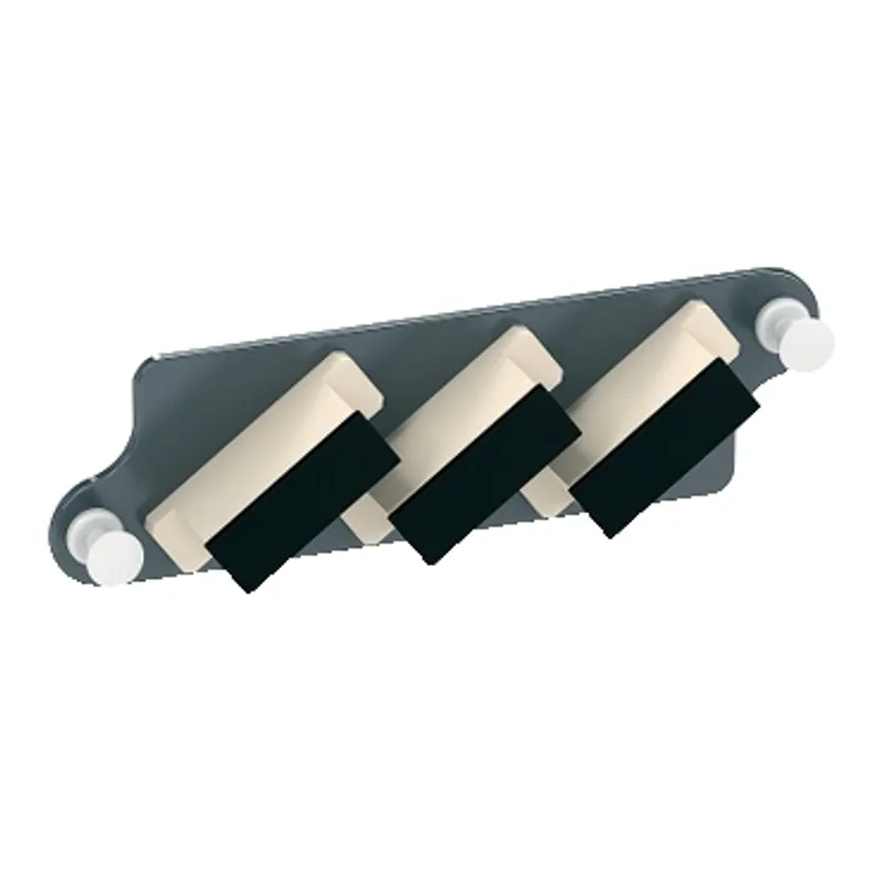 Actassi Fibre Optic Front Adapters Plate with 3 x SC Dplx MM Adapters