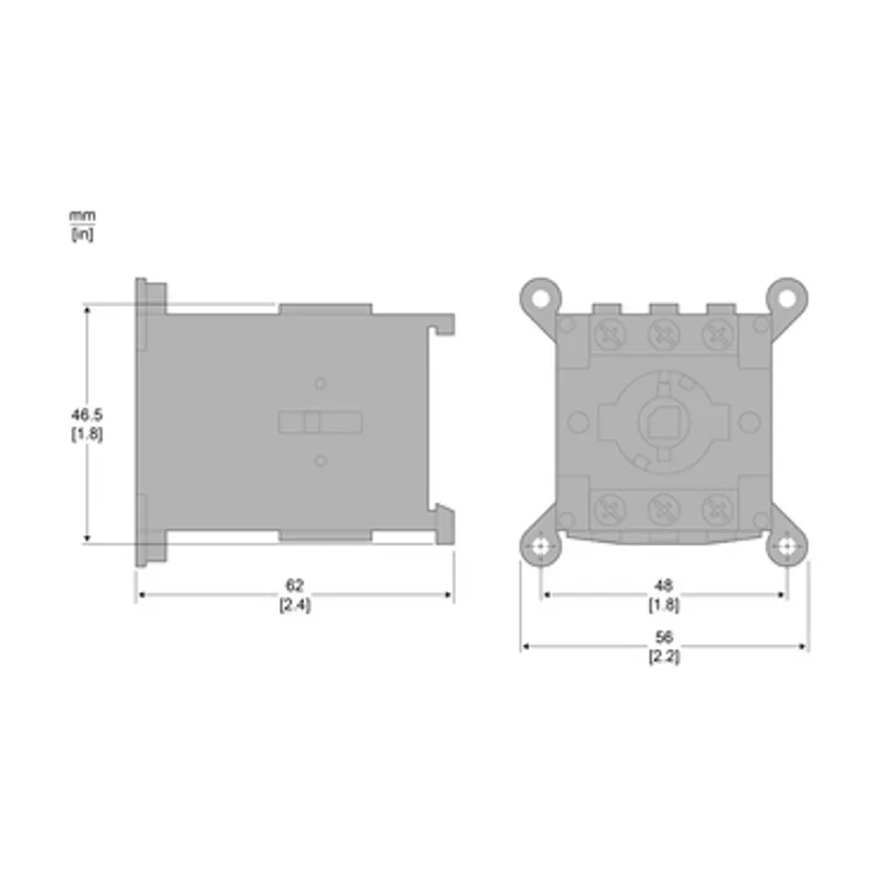 Switch body,TeSys Control,3 poles,20A,compact size — photo 2 of 2