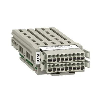 additional Input Output module, Altivar, 24V DC, 1 removable spring connector