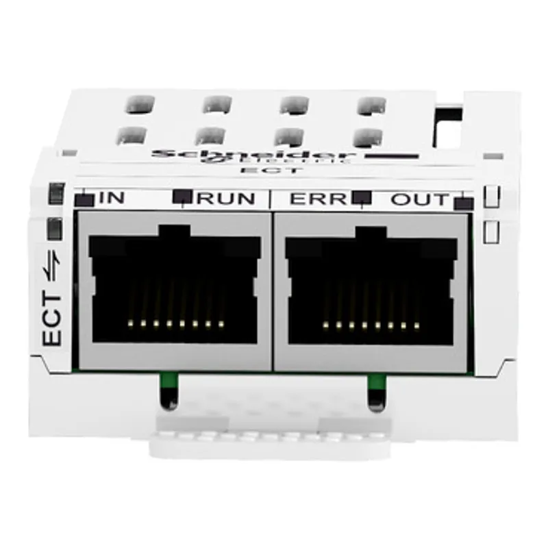 communication module Ethercat, Altivar, 100Mbps, 2 x RJ45 connectors — photo 2 of 7