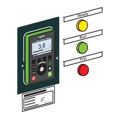 indicator lamps on front door, Altivar Process ATV600, Altivar Process ATV900, for Drive Systems