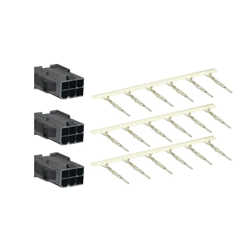 motor power connector kit, leads conn. with brake for BCH2.B/.D/.F - 40/60/80mm