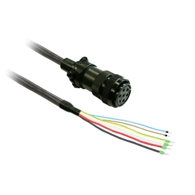 power cable 3m shielded 4x 6mm², BCH2 brake MIL connector