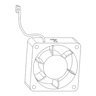 Wear part, fan for variable speed drive, Altivar Process 600 900, IP55, from 30 to 90kW, from 380 to 480V