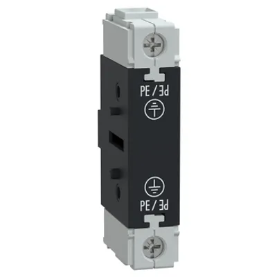 Additional earthing block,TeSys Control,40A,for V02-V2