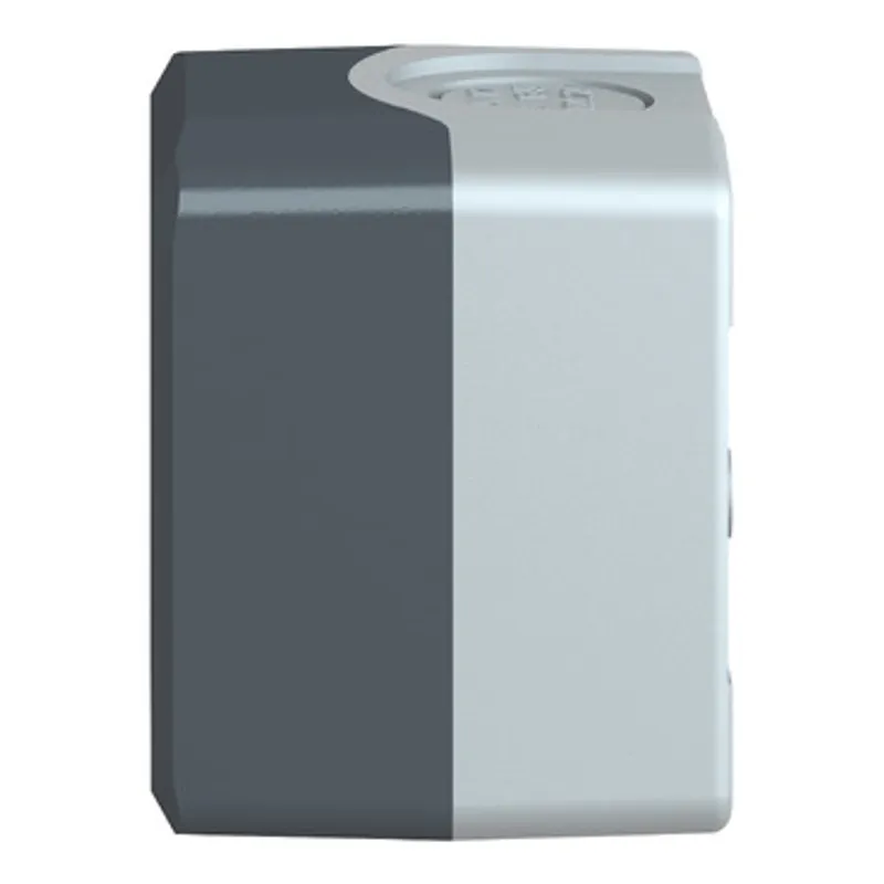 Empty control station, Harmony XALD, XALK, plastic, dark grey lid, for push button 22mm, 1 cut out — photo 8 of 12