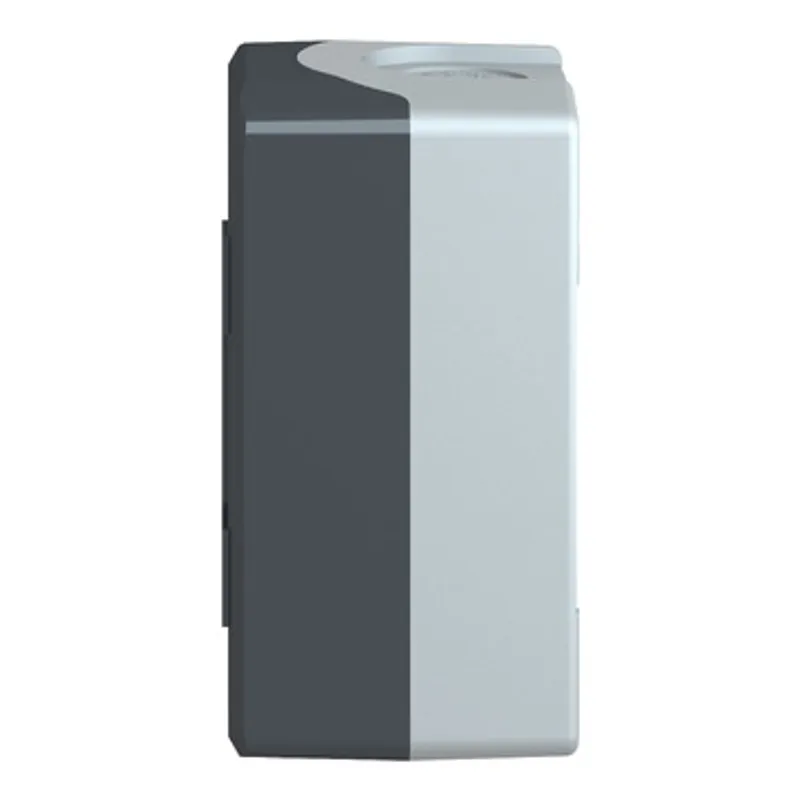 Empty control station, Harmony XALD, XALK, plastic, dark grey lid, for push button 22mm, 2 cut outs — photo 5 of 12