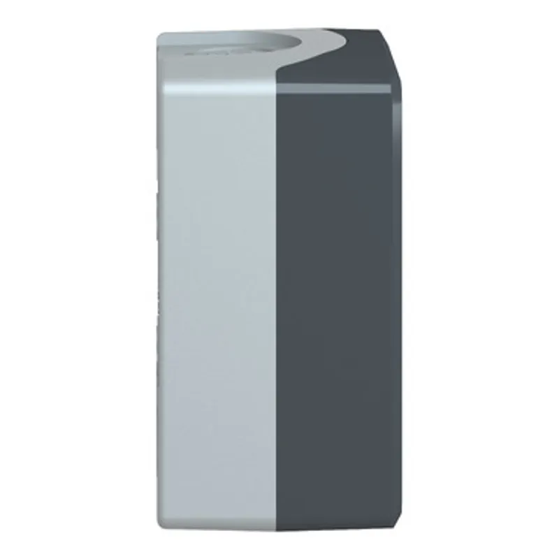 Empty control station, Harmony XALD, XALK, plastic, dark grey lid, for push button 22mm, 2 cut outs — photo 7 of 12