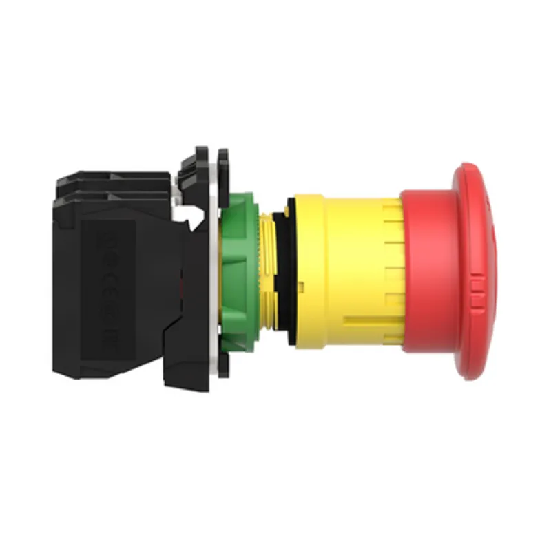 Emergency stop switching off, Harmony XB5, plastic, red mushroom 40mm, 22mm, trigger latching turn to release, 1NO+1NC — photo 5 of 11