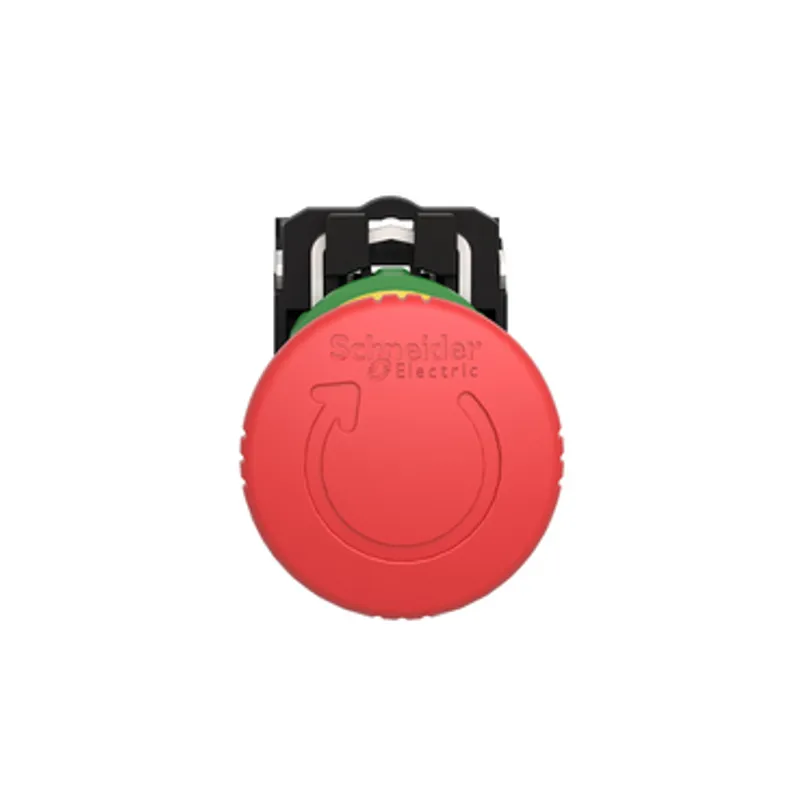 Emergency stop switching off, Harmony XB5, plastic, red mushroom 40mm, 22mm, trigger latching turn to release, 1NO+1NC — photo 8 of 11