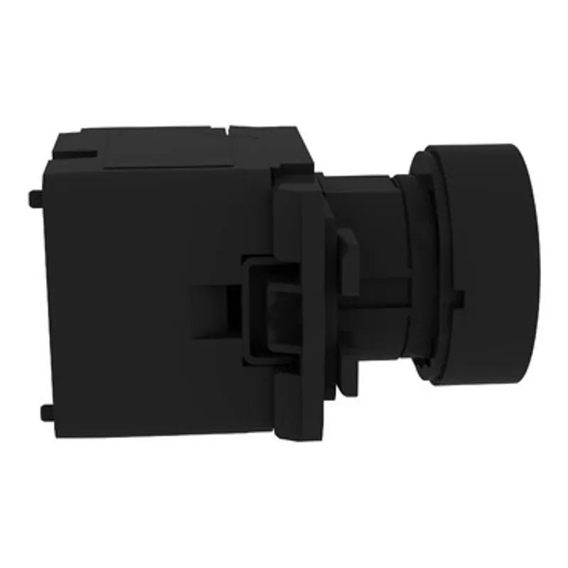 Wireless and batteryless package, Harmony XB5R, Wireless push button and non configurable receiver, plastic, 22mm, with 1 black cap, 24V DC — photo 6 of 13