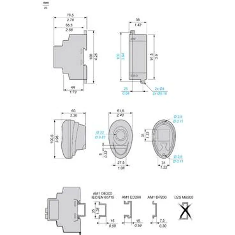 Pack with 1 wireless and batteryless push button +1 non configurable receiver + 1 set of caps, Harmony XB5, plastic, 22mm, 24V DC — photo 2 of 13