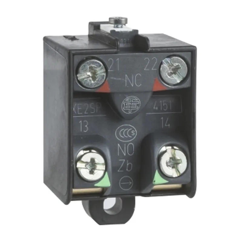 Contact Block, Harmony XPE, Preventa Safety detection, 2 step switch, 1NO + 1NC