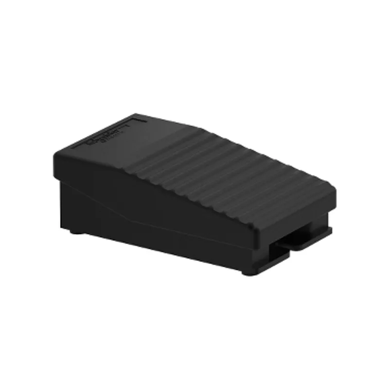 Single foot switch, Harmony XPE, plastic, black, without cover, 1 step, 1 contact 1NC+NO, IP43 — photo 1 of 7