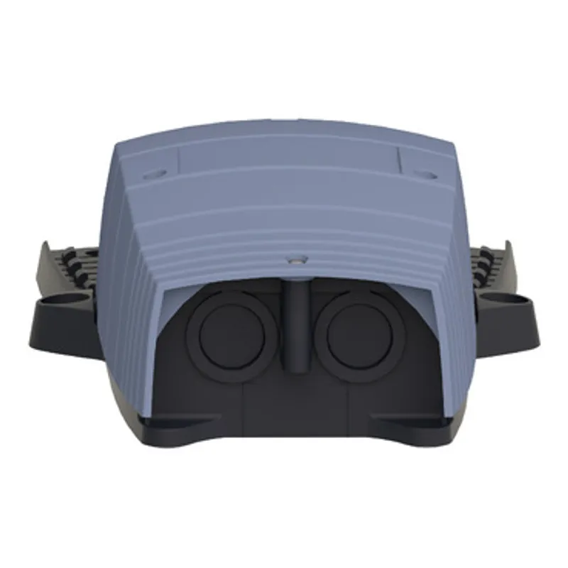 Single foot switch, Harmony XPE, plastic, blue, without cover, 1 step, 1 contact 1NC+NO, IP66 — photo 8 of 9
