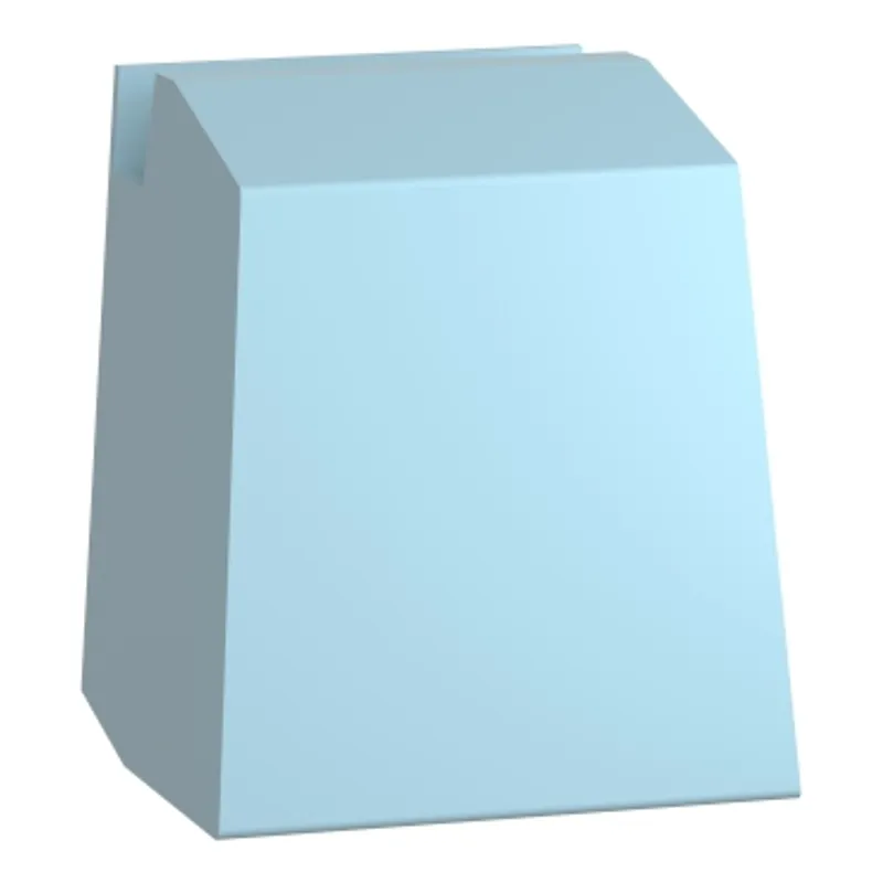 Single foot switch, Harmony XPE, metal, blue, with cover, trigger mechanism, 2 steps, 2 contacts 1NC+NO, IP66 — photo 4 of 9