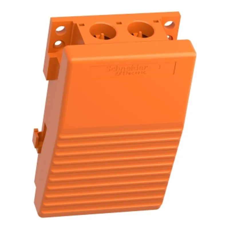 Single foot switch, Harmony XPE, metal, orange, without cover, 2 steps, 2 contacts 1NC+NO, IP66 — photo 3 of 8