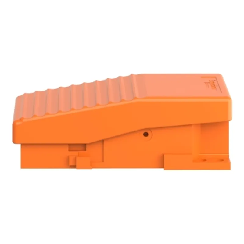 Single foot switch, Harmony XPE, metal, orange, without cover, 2 steps, 2 contacts 1NC+NO, IP66 — photo 7 of 8